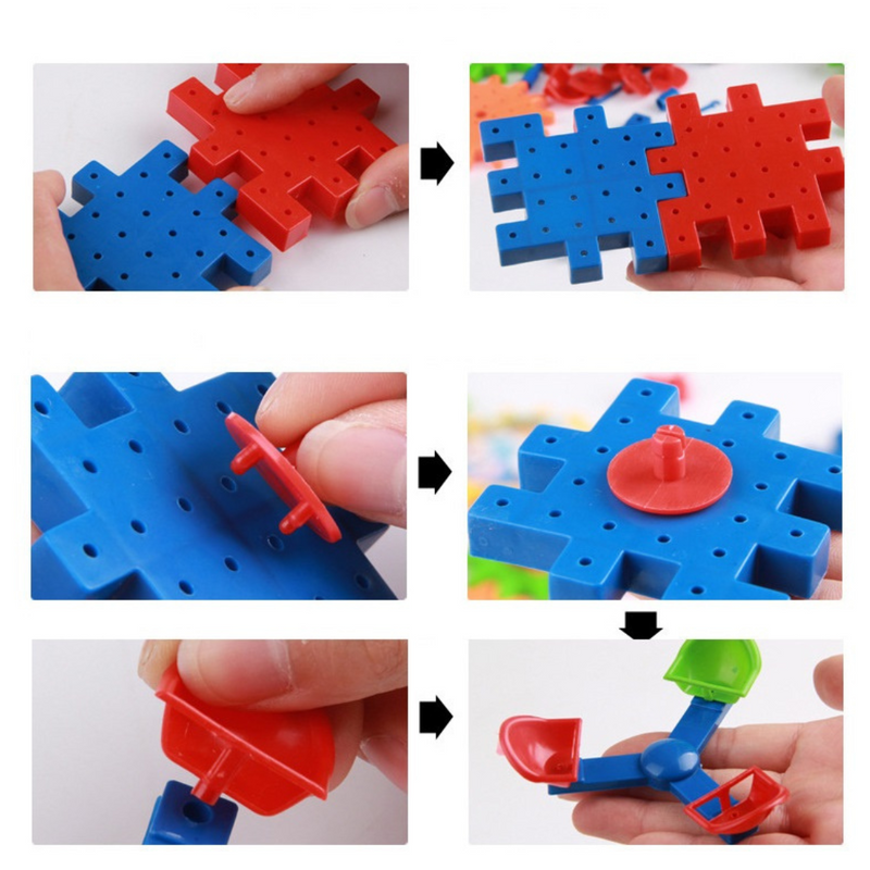 Gears - Brinquedo de montar 3D motorizado